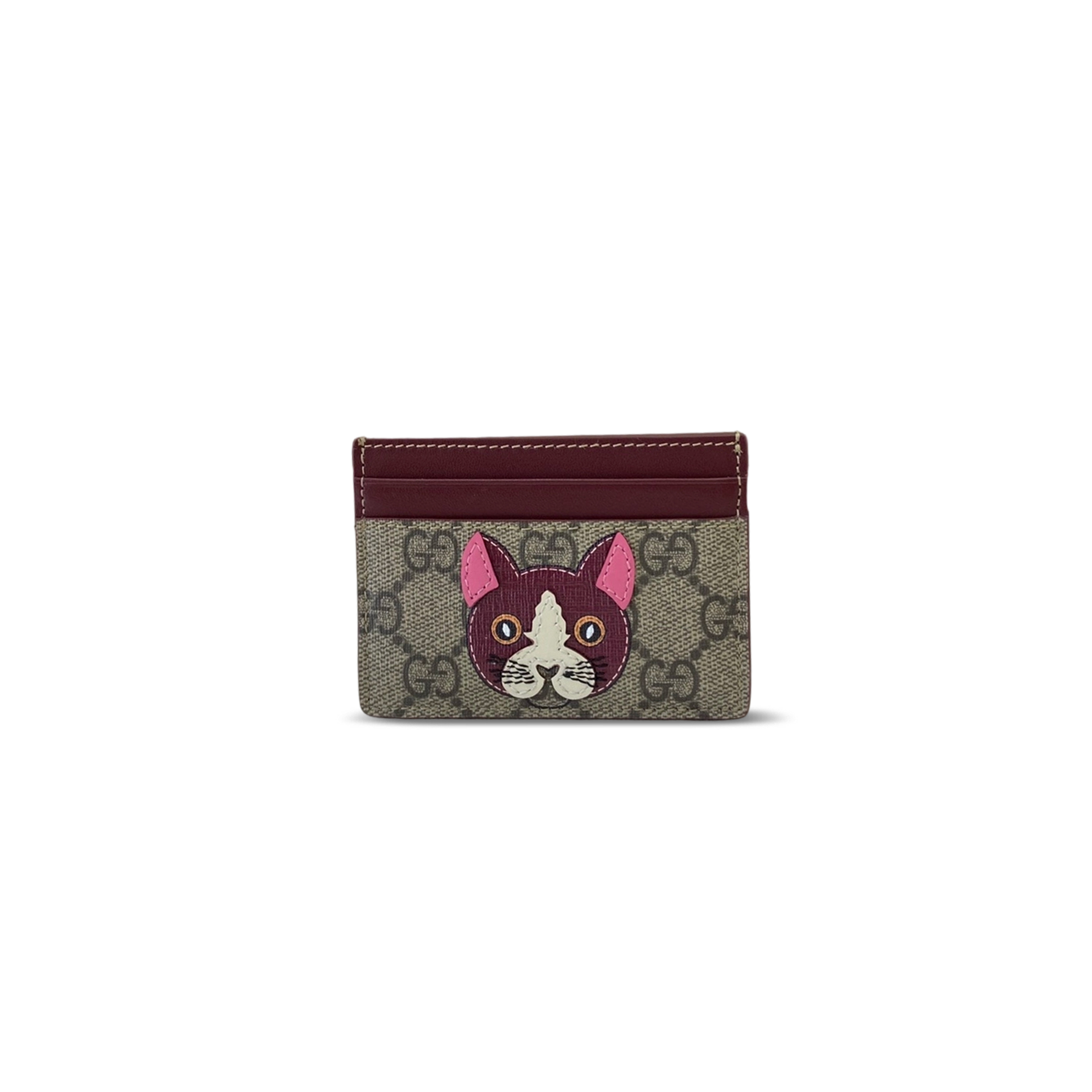 GUCCI BI-COLOR GG CARD CASE 818769 (10*7cm)